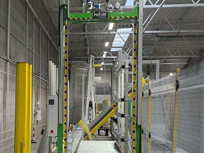 Industrielle Produktionslinie für huvud Schalungselemente